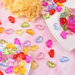 Прозрачные акриловые подвески TACR-R5-20X15mm-M