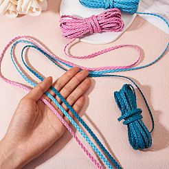 3 цветной плетеный шнур из искусственной кожи&nbsp;LC-TA0001-01