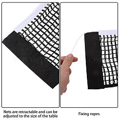 Сетка для соревнований по настольному теннису из поликоттона&nbsp;AJEW-WH0752-144