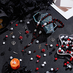 DIY-Sets zur Herstellung von Stretch-Armbändern im Gothic-Stil&nbsp;DIY-SC0033-40