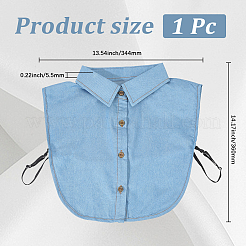 Полиэстер рубашка ложный воротник&nbsp;DIY-WH20058-14A