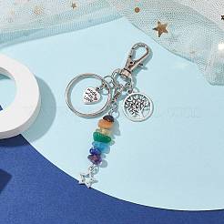 Брелки из сплава в тибетском стиле KEYC-JKC00718-01