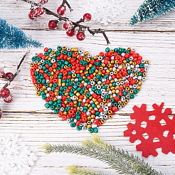 Выпечка краска стеклянные бусины&nbsp;SEED-CJ0001-01