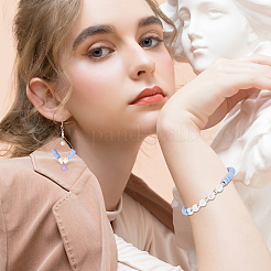 10 нить плоских круглых бусин из полимерной глины ручной работы CLAY-PH0001-44M