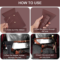 Ножны для ножей и мечей из искусственной кожи 2 цвета FIND-CL0001-10B