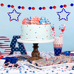 18 нити 9 стилей прозрачные гальванические стеклянные бусины&nbsp;GLAA-DC0001-48