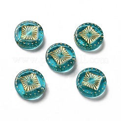 Прозрачных бусин акриловые покрытия&nbsp;OACR-L013-034B