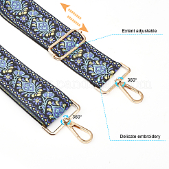 Регулируемые ручки сумки из полиэстера в этническом стиле FIND-WH0129-24C