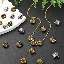 24 шт. 3 цвета бусины из сплава в тибетском стиле FIND-YW0006-17