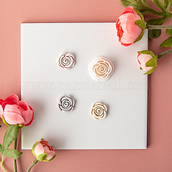 Формочки для глины из смолы в форме розы для изготовления сережек PW-WG42220-01