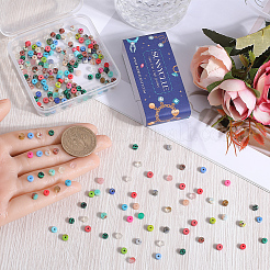 2 нити натуральных и синтетических смешанных каменных бусин G-SC0002-74