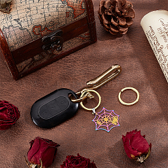 Латунные застежки для якорных дужек с D-образным кольцом KK-PH0001-98