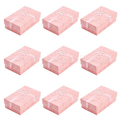 Cajas de almacenamiento de juegos de joyas de cartón con estampado de mármol&nbsp;CON-TAC0020-02A