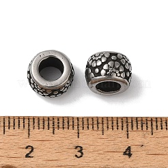 Европейские бусины из нержавеющей стали 304 STAS-S129-11P