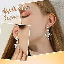 40 шт. латунные серьги&nbsp;KK-SC0005-52S