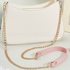 Crossbody-Handtaschenketten aus Kunstleder und Legierung&nbsp;FIND-WH20033-034D-LG