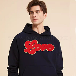 Слово любовь полотенце вышивка ткань гладить/пришивать нашивки PATC-FG0001-56