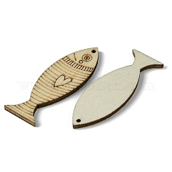 100шт деревянные подвески WOOD-G020-11