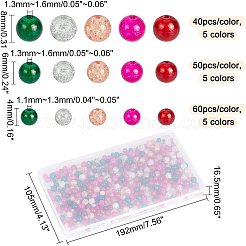 750 шт. нити стеклянных бусин с эффектом кракле CCG-CA0001-01