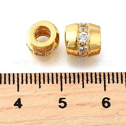 Латунные микропаве из прозрачного кубического циркония KK-XCP0001-93G