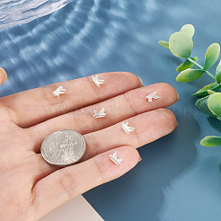 6 pz. 925 perline cave iniziali in argento sterling&nbsp;STER-TA0001-53K
