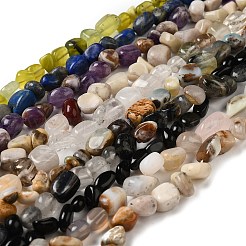 Природные смешанные камень бисер пряди G-A247-01