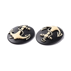 Cammei di halloween cabochon in resina opaca&nbsp;RESI-C017-01J