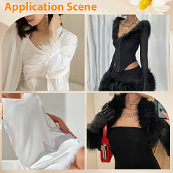 2м искусственный мех кролика рекс синель палка&nbsp;DIY-CY0001-95B