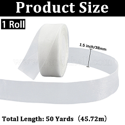 1 Rolle transparentes Organzaband&nbsp;SRIB-CY0001-22B-03