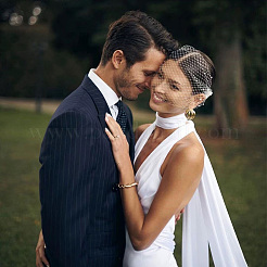 Нейлоновая сетчатая вуаль для лица&nbsp;OHAR-WH0034-09A-02