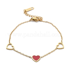 Браслеты из нержавеющей стали 304 с ионным покрытием (IP) BJEW-P345-13G