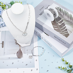 Цепочки-скрепки из нержавеющей стали 304 длиной 5 м с 50 открытыми соединительными кольцами и 20 карабинами-лобстерами FIND-SC0012-58