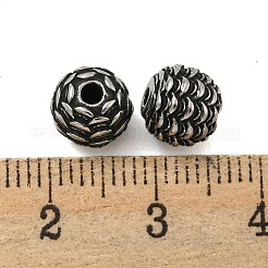 Круглые бусины из нержавеющей стали марки 304 STAS-E214-01AS-02