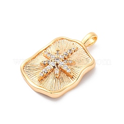 Латунные микро проложить кубического циркония подвески&nbsp;KK-D360-17G