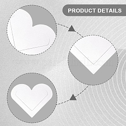 10 шт. защитные уголки для сердец из искусственной кожи&nbsp;AJEW-CL0001-17B