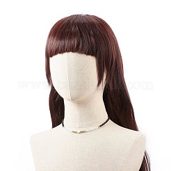 Collana da donna con pietre preziose e perle naturali opalite&nbsp;NJEW-JN03976