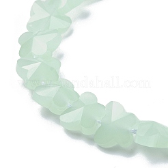 Chapelets de perles en verre imitation jade&nbsp;EGLA-L045-I-A03