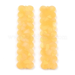 Rectangle acrylique avec cabochons de dentelle&nbsp;FIND-B003-04