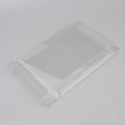 透明なペットギフト包装箱  防水折りたたみボックス  長方形  透明  13.7x18.7x2.6cm&nbsp;CON-WH0117-21B