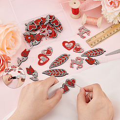 24 шт. 6 аппликации на тему Дня святого Валентина PATC-FG0001-68