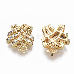 Латунный микро-паве кубический цирконий KK-N232-31-NF