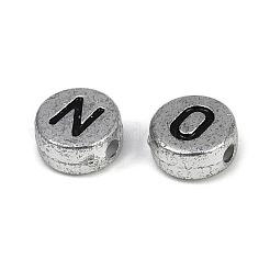 Непрозрачные акриловые бусины OACR-H052-01B