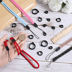 5 шт. двухцветный полиэстеровый ремешок на шею DIY-GF0008-16