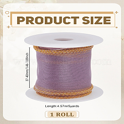 Ленты из полиэстера и органзы 5 м.&nbsp;SRIB-LP0001-05B