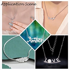 925 серебряная цепочка с родиевым покрытием STER-B001-03P-A