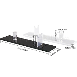 2 комплект 2-х цветных акриловых подставок для ножей ODIS-GL0001-04