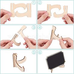 Chevalet en bois ardoise ardoise&nbsp;DIY-NB0003-54