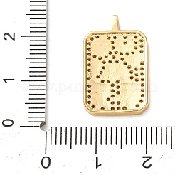 Messing micro pave klare zirkonia anhänger&nbsp;LS-CU-CBA2F8A-02G