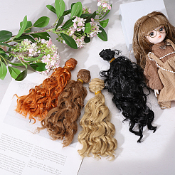 4 peluca de muñeca de pelo PP de 4 colores&nbsp;DIY-GL0005-56A
