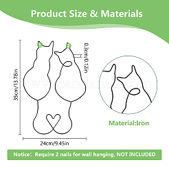 Железная отделка стен AJEW-WH0518-93C